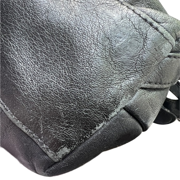 Longchamp backpack tote black LEATHER - Picture 9 of 9